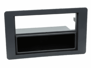 ACV 281270-02 1-DIN Facia plate with pocket Saab 9.5 black