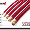FOUR Connect 10mm2 -  4-800112 STAGE2 OFC strömkabel 50m - Röd - Bild 7
